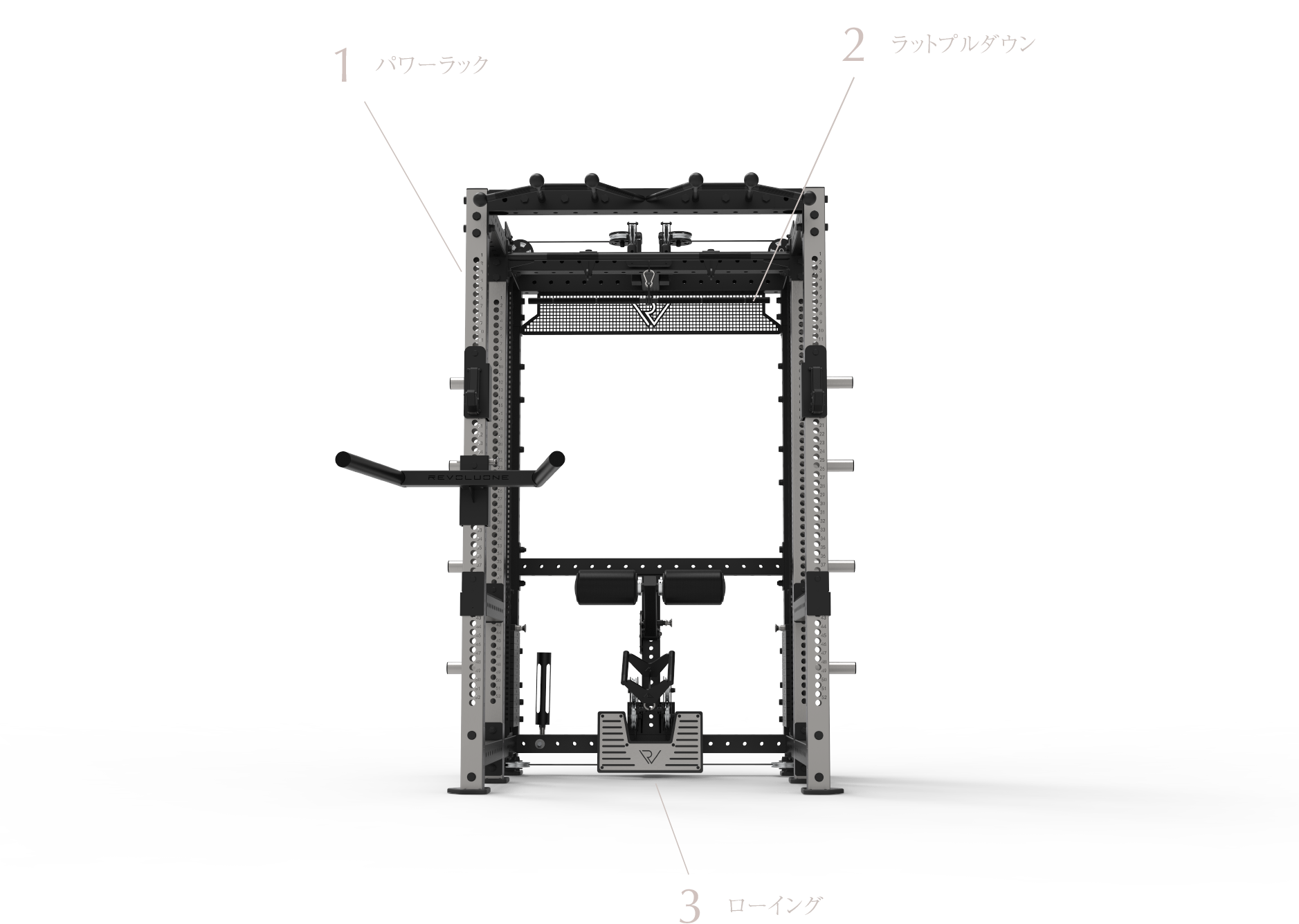 R490 POWER LAT-ROW RACK - パワーラットローラック - レボルワン公式